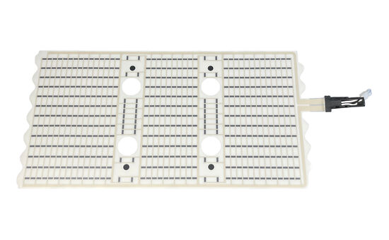 PTC heating foils and temperature sensors