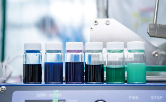 Air-stable Cu complex ink