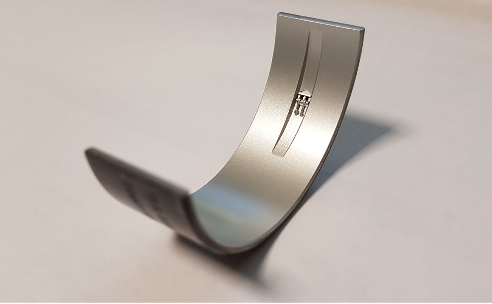 Lagerschalen mit integrierter Temperatursensorik