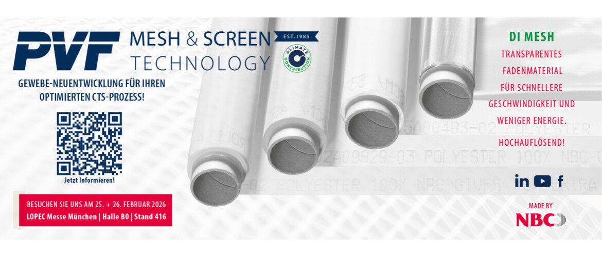 Keyvisual of PVF Mesh & Screen Technology GmbH