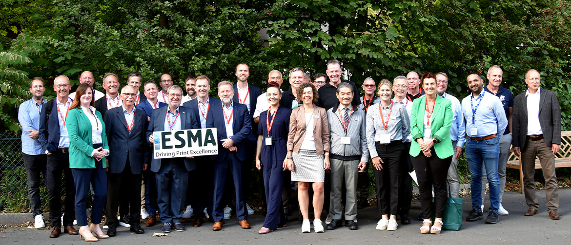 Keyvisual of ESMA vzw European Specialist Printing Manufacturers Association