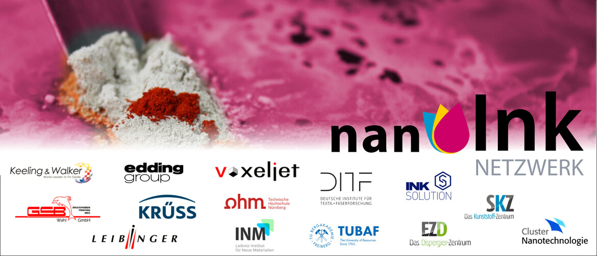Keyvisual von nanoInk (Cluster Nanotechnologie)
