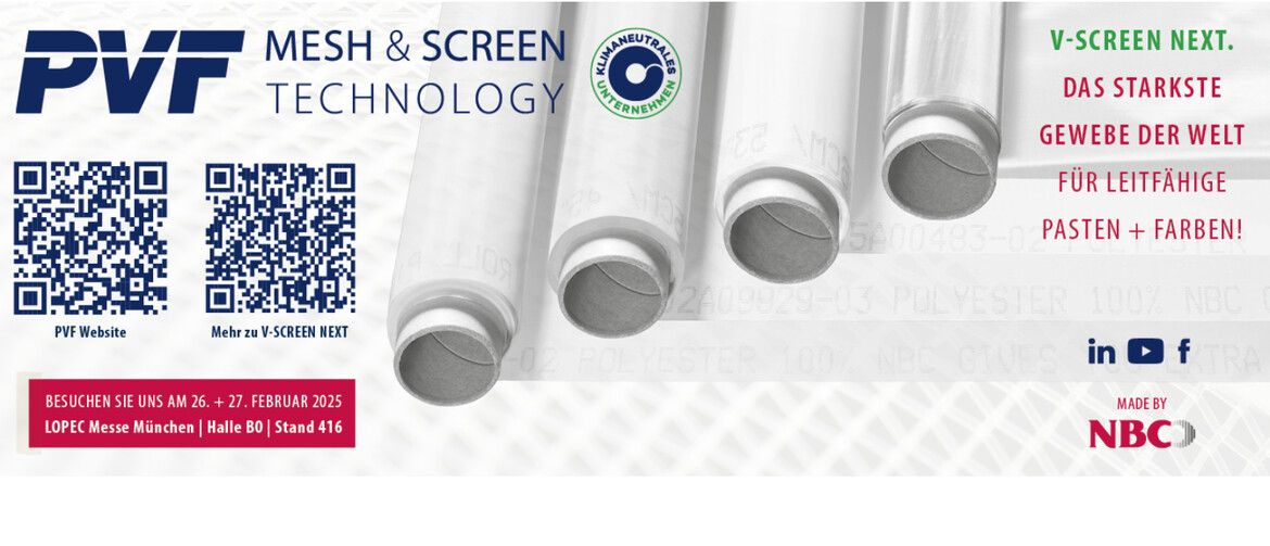 Keyvisual von PVF Mesh & Screen Technology GmbH